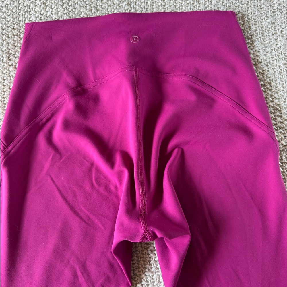 lululemon instill align legging high rise magenta pink women’s size 6